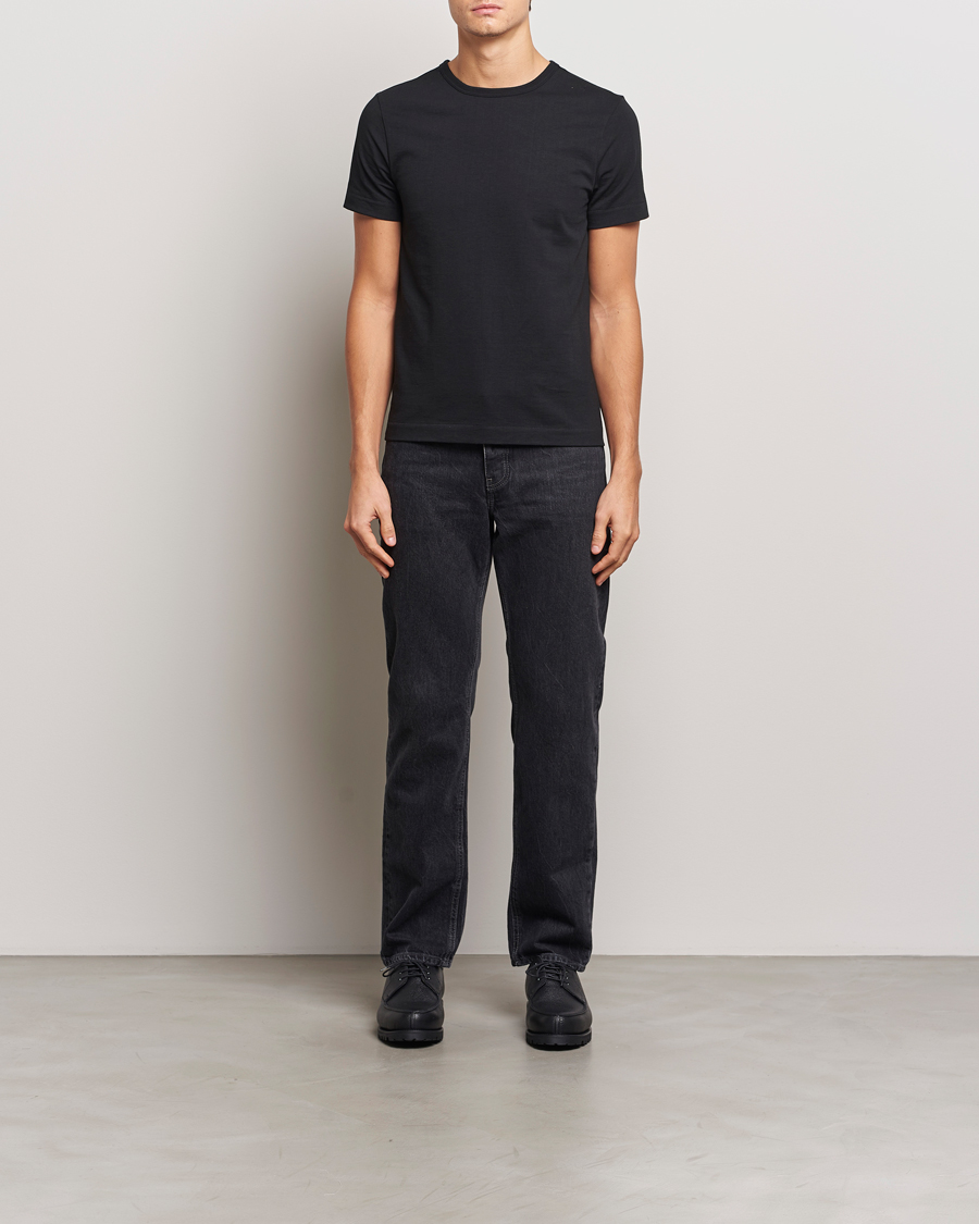 Hombres | Camisetas | Merz b. Schwanen | Classic Fit Loopwheeled T-Shirt Black
