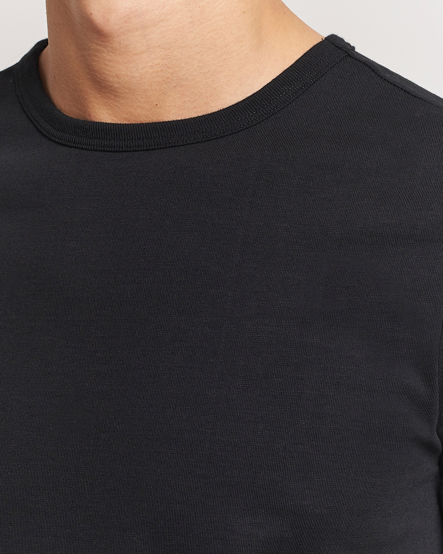 Hombres | Camisetas | Merz b. Schwanen | Classic Fit Loopwheeled T-Shirt Black