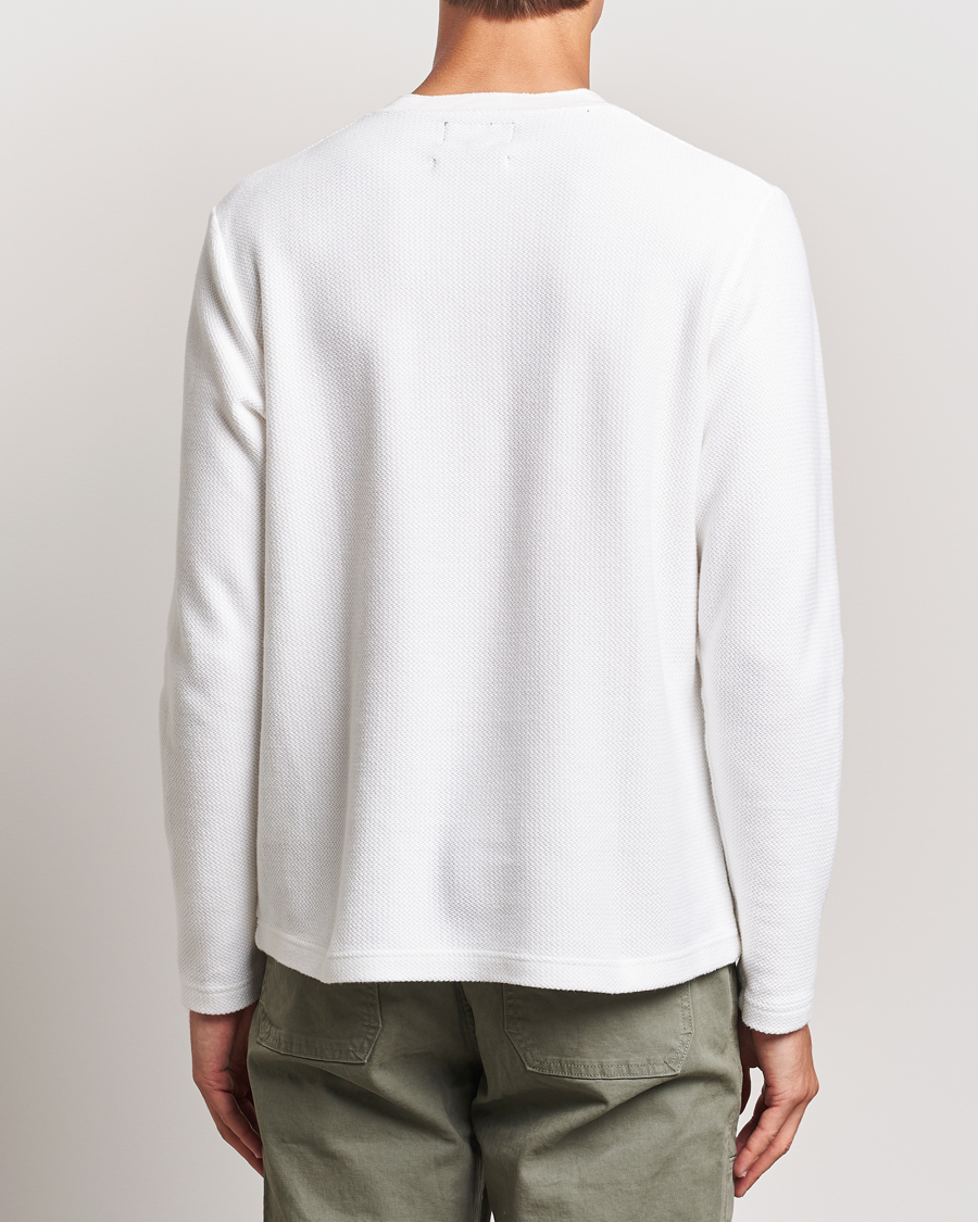 Hombres | Jerséis y prendas de punto | BEAMS PLUS | Waffle Cotton Henley White