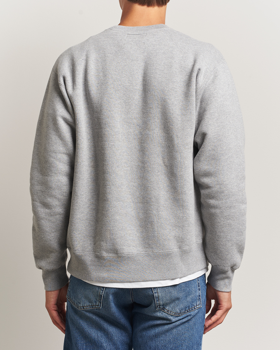 Hombres | Jerséis y prendas de punto | BEAMS PLUS | Japanese Cotton Sweatshirt Heather Grey