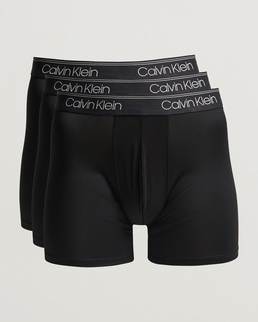Hombres | Ropa interior y calcetines | Calvin Klein | 3-Pack Micro Stretch Boxer Brief Black