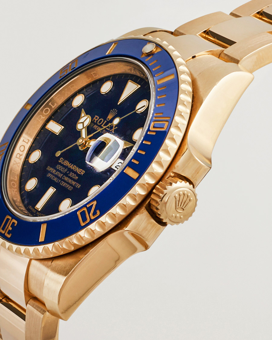 Hombres | Rolex Pre-Owned Submariner Date 18K 116618LB Gold | Rolex Pre-Owned | Submariner Date 18K 116618LB Gold