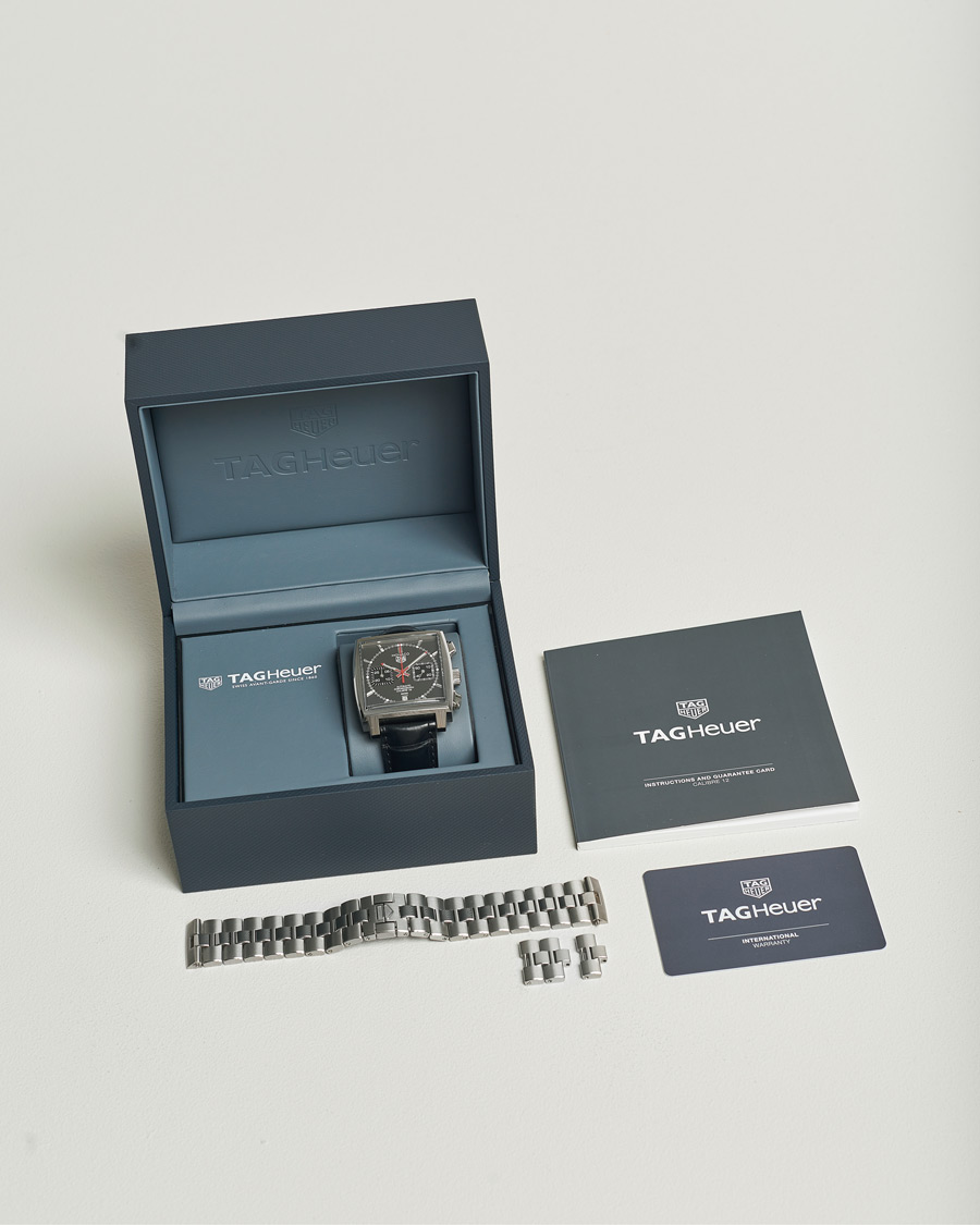 Hombres | Tag Heuer Pre-Owned Monaco Final Edition Silver | Tag Heuer Pre-Owned | Monaco Final Edition Silver