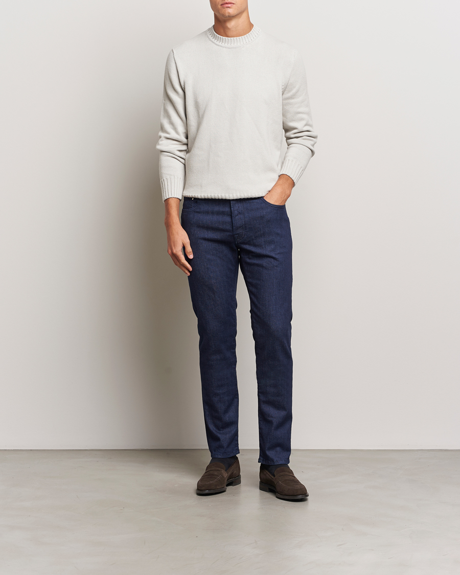 Hombres | Vaqueros | Jacob Cohën | Bard 688 Slim Fit Stretch Jeans Dark Tonal Wash