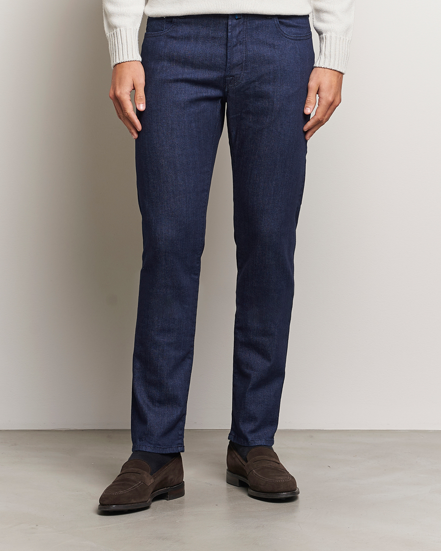 Hombres | Vaqueros | Jacob Cohën | Bard 688 Slim Fit Stretch Jeans Dark Tonal Wash