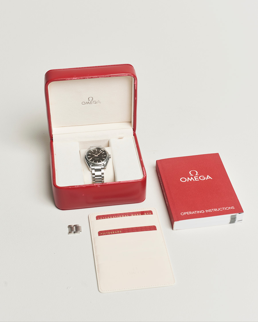 Hombres | Omega Pre-Owned Seamaster Aqua Terra Silver | Omega Pre-Owned | Seamaster Aqua Terra Silver