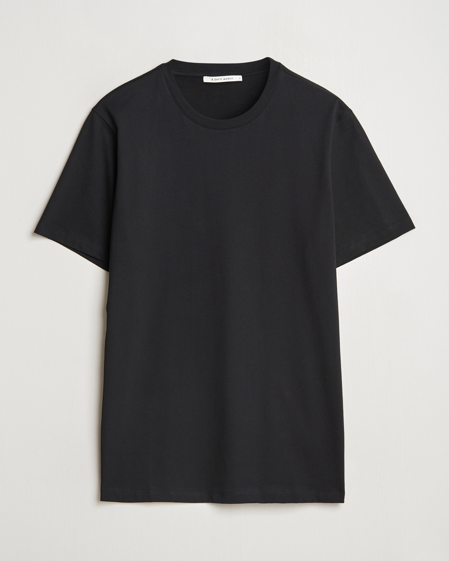 Hombres | Camisetas | A Day's March | Midweight T-Shirt Black