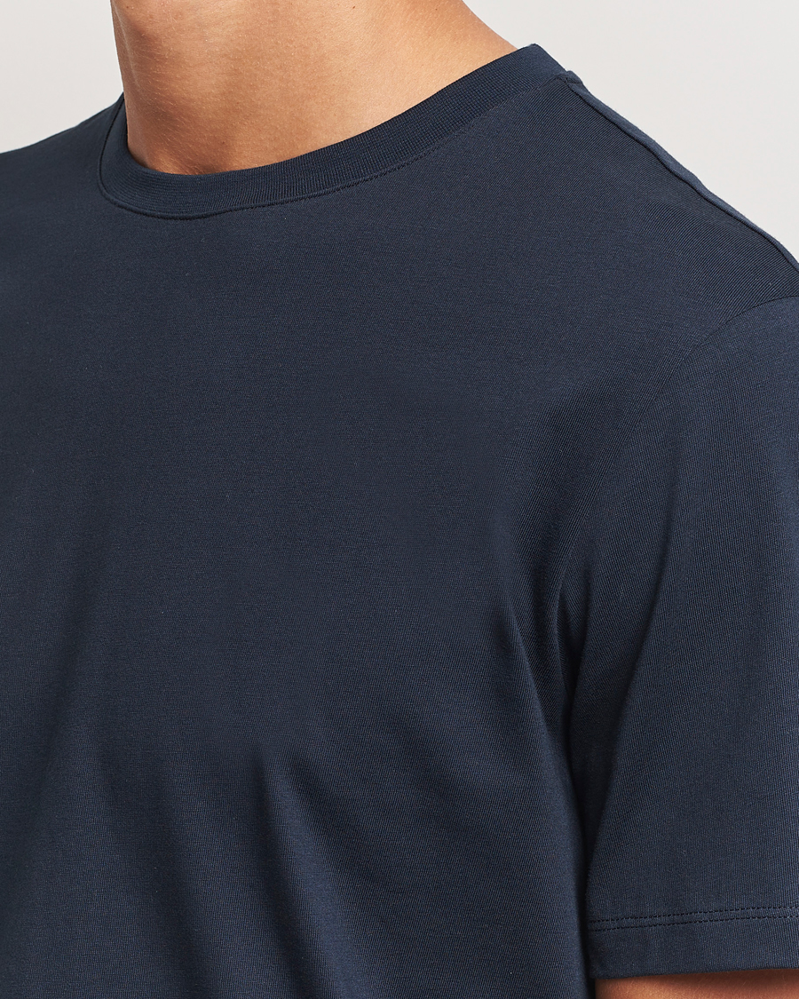 Hombres | Camisetas | A Day's March | Midweight T-Shirt Navy