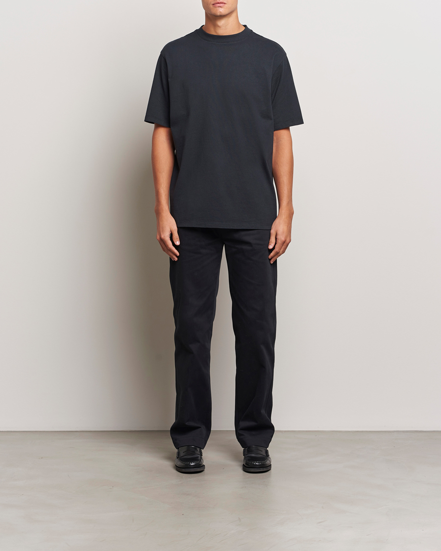 Hombres | Camisetas | A Day's March | Tron Relaxed T-Shirt Black