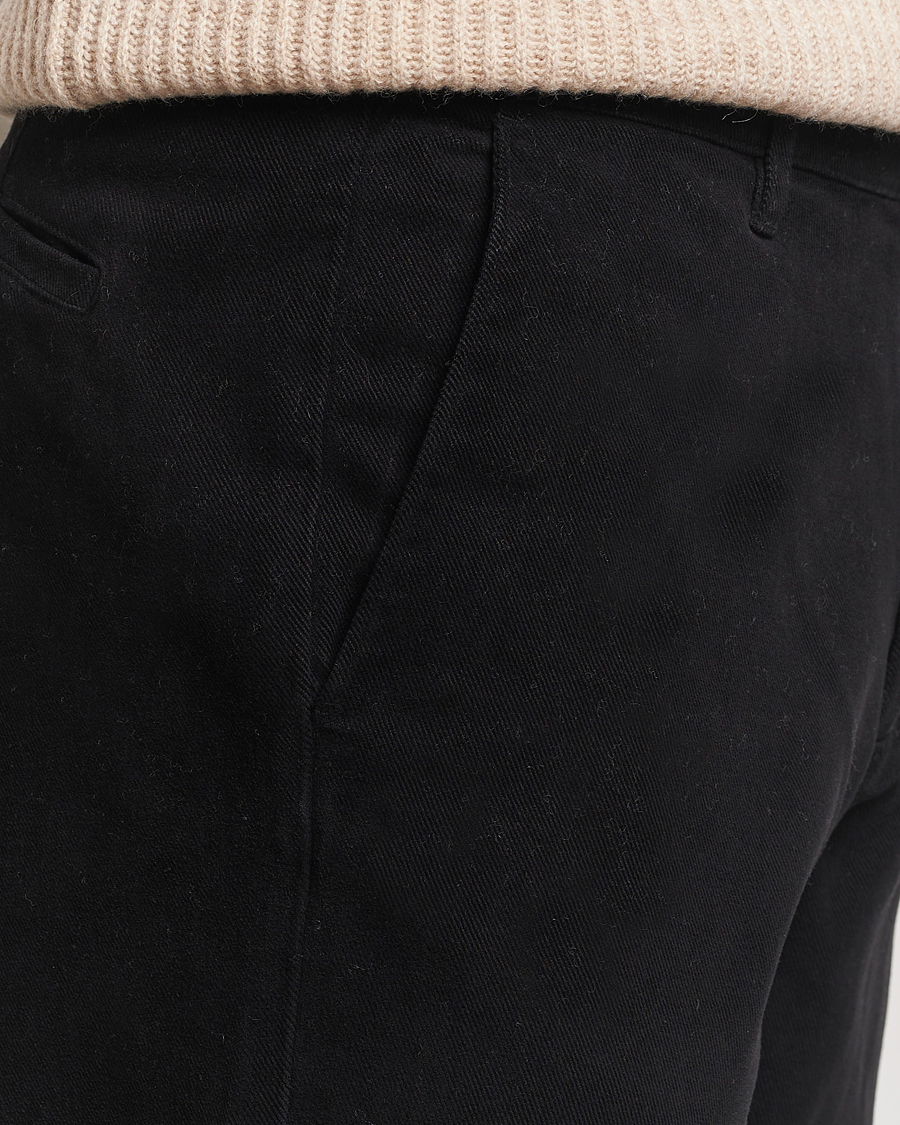 Hombres | Pantalones | A Day's March | Miller Cotton/Lyocell Trousers Black