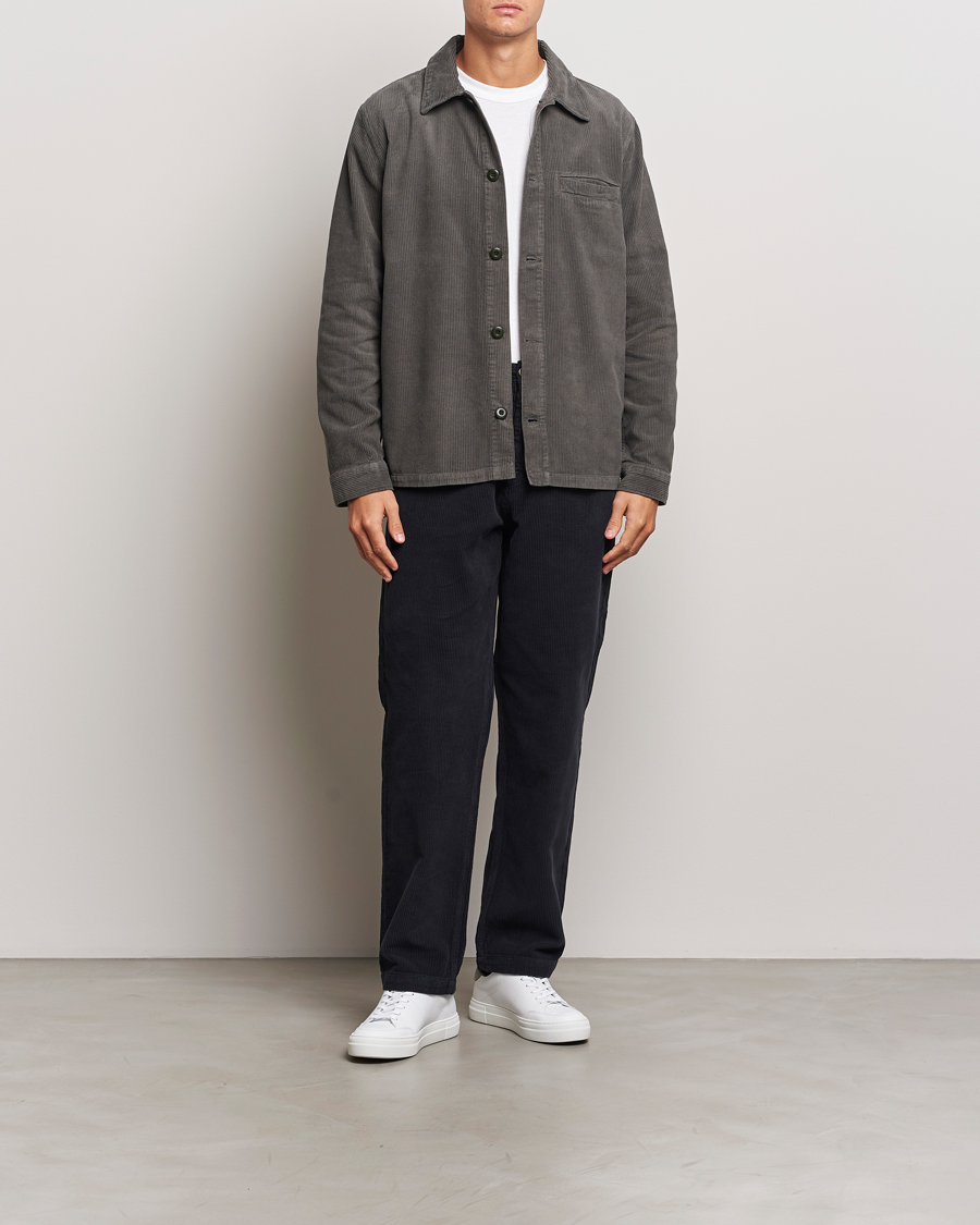 Hombres | Pantalones | A Day's March | Redwood Corduroy Trousers Black
