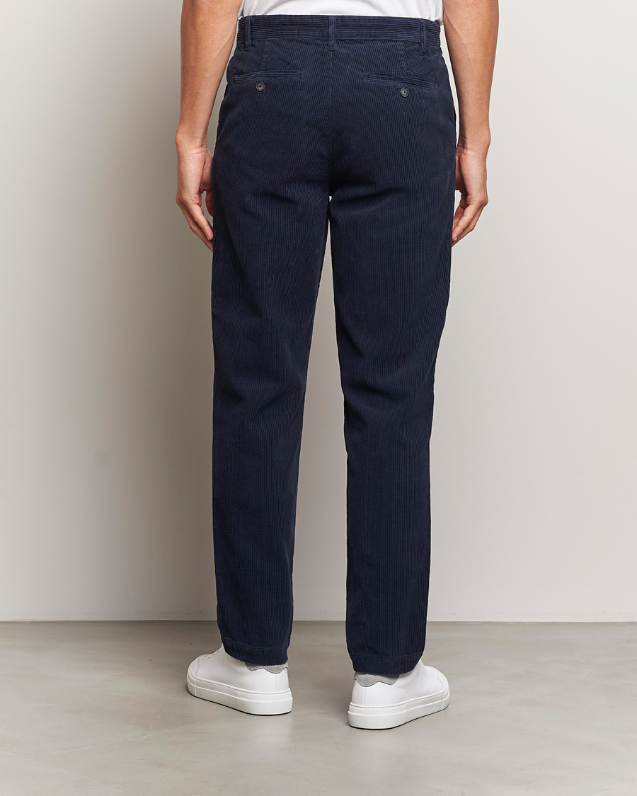 Hombres | Pantalones | A Day's March | Miller Corduroy Trousers Navy