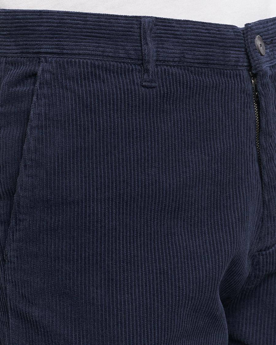Hombres | Pantalones | A Day's March | Miller Corduroy Trousers Navy