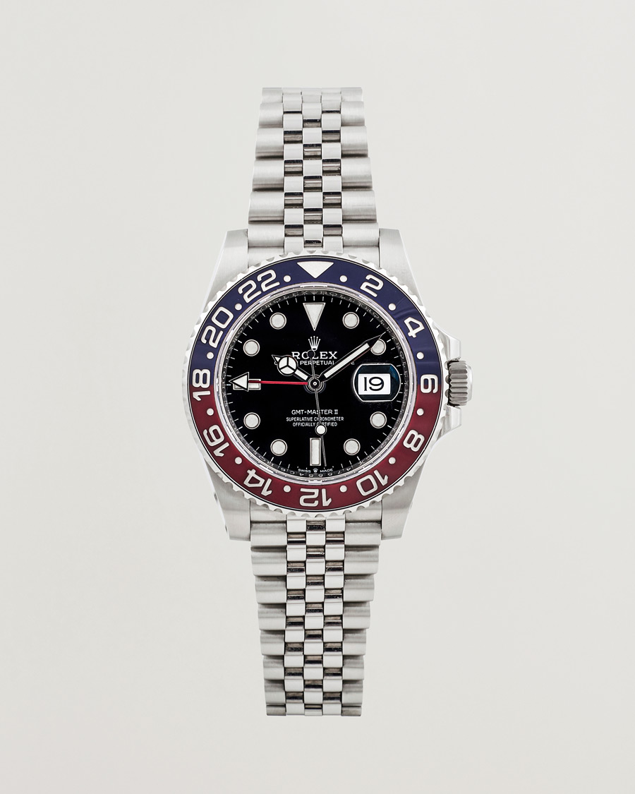 Hombres | Rolex Pre-Owned GMT-MASTER II Silver | Rolex Pre-Owned | GMT-MASTER II Silver