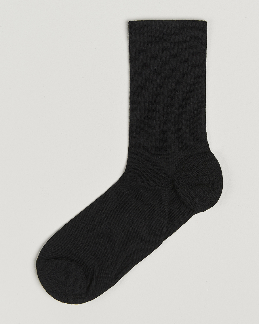 Hombres | Ropa interior y calcetines | Sweyd | Crew Cotton Socks Black