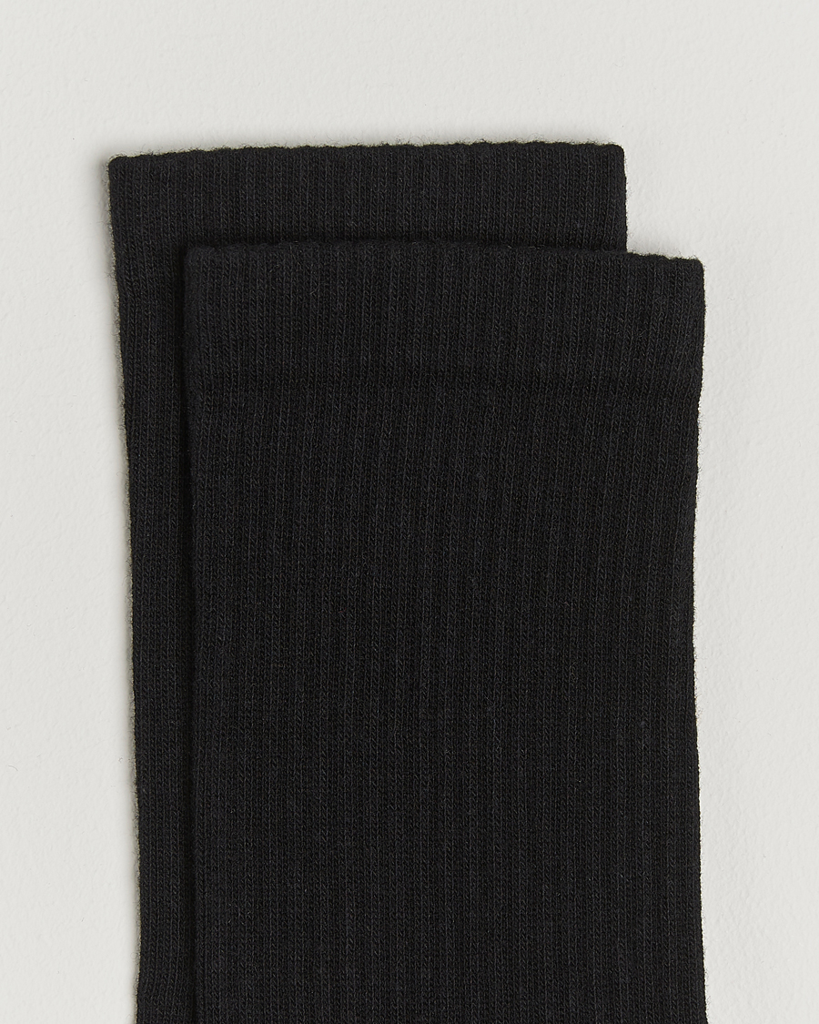 Hombres | Ropa interior y calcetines | Sweyd | Crew Cotton Socks Black