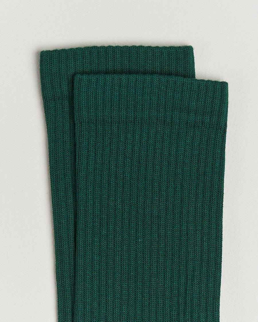 Hombres | Ropa interior y calcetines | Sweyd | Crew Cotton Socks Green