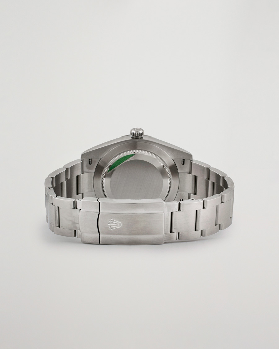 Hombres | Rolex Pre-Owned Oyster Perpetual 124300 Black Silver | Rolex Pre-Owned | Oyster Perpetual 124300 Black Silver