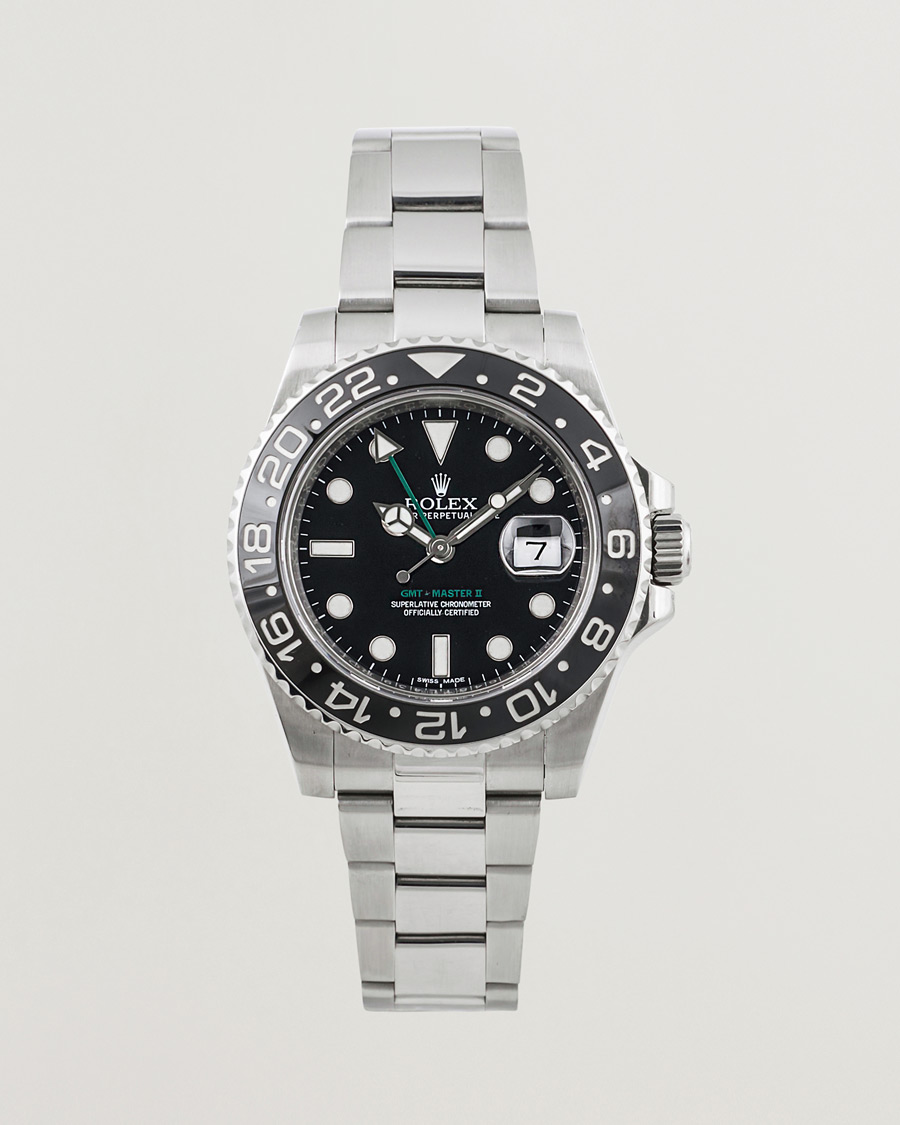 Hombres | Rolex Pre-Owned GMT-MASTER II 116710LN Silver | Rolex Pre-Owned | GMT-MASTER II 116710LN Silver