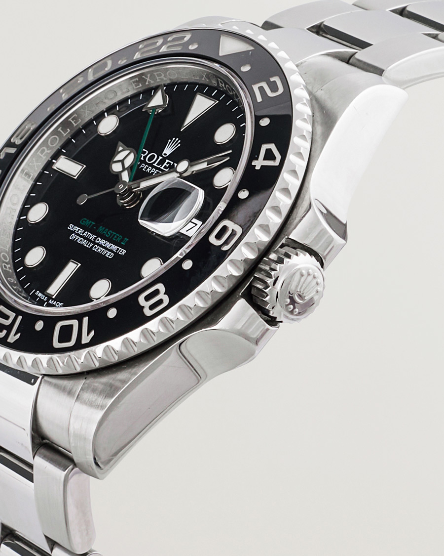 Hombres | Rolex Pre-Owned GMT-MASTER II 116710LN Silver | Rolex Pre-Owned | GMT-MASTER II 116710LN Silver
