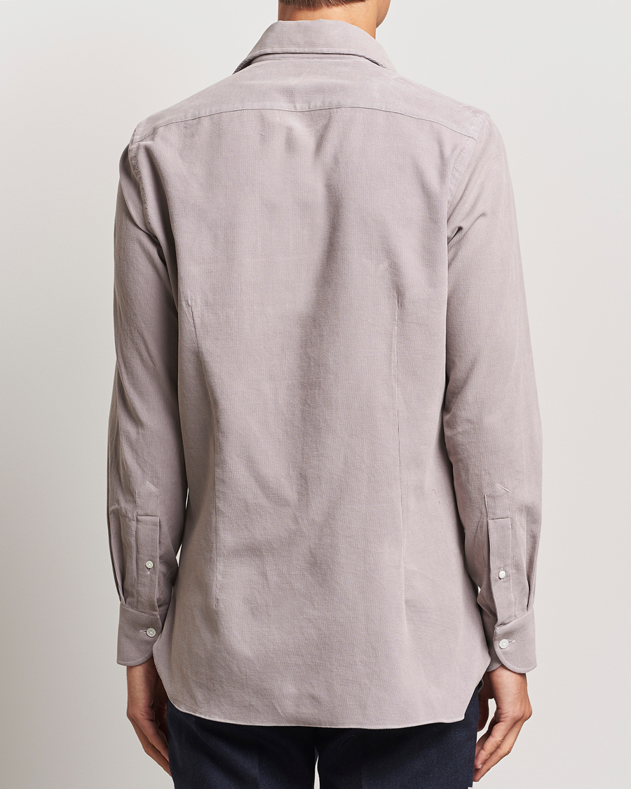 Hombres | Camisas | 100Hands | Japan Corduroy Shirt Aubergine
