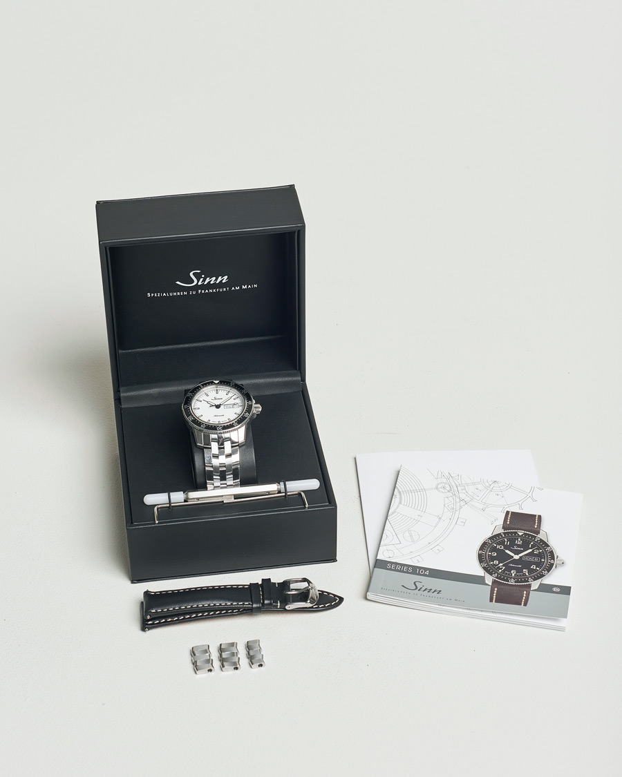 Hombres | Sinn Pre-Owned 104 I W Pilot Watch 41mm Silver | Sinn Pre-Owned | 104 I W Pilot Watch 41mm Silver