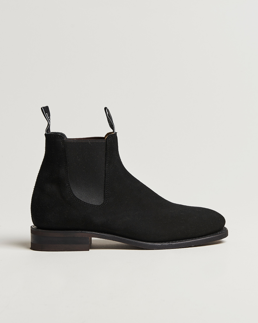 Hombres | Botas | R.M.Williams | Comfort Craftsman G Boot Black Suede