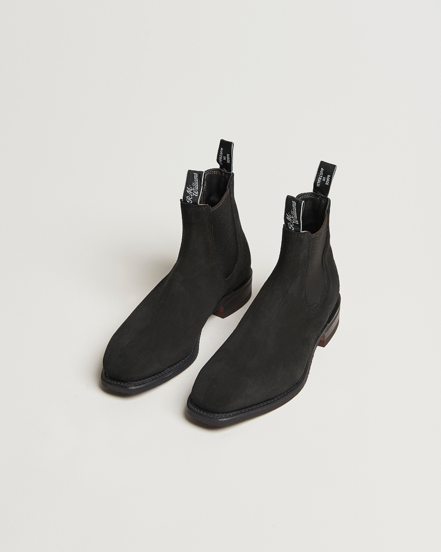 Hombres | Botas | R.M.Williams | Comfort Craftsman G Boot Black Suede