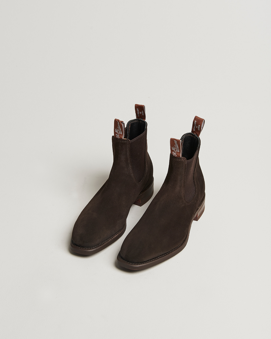 Hombres | Botas | R.M.Williams | Comfort Craftsman G Boot Chocolate Suede
