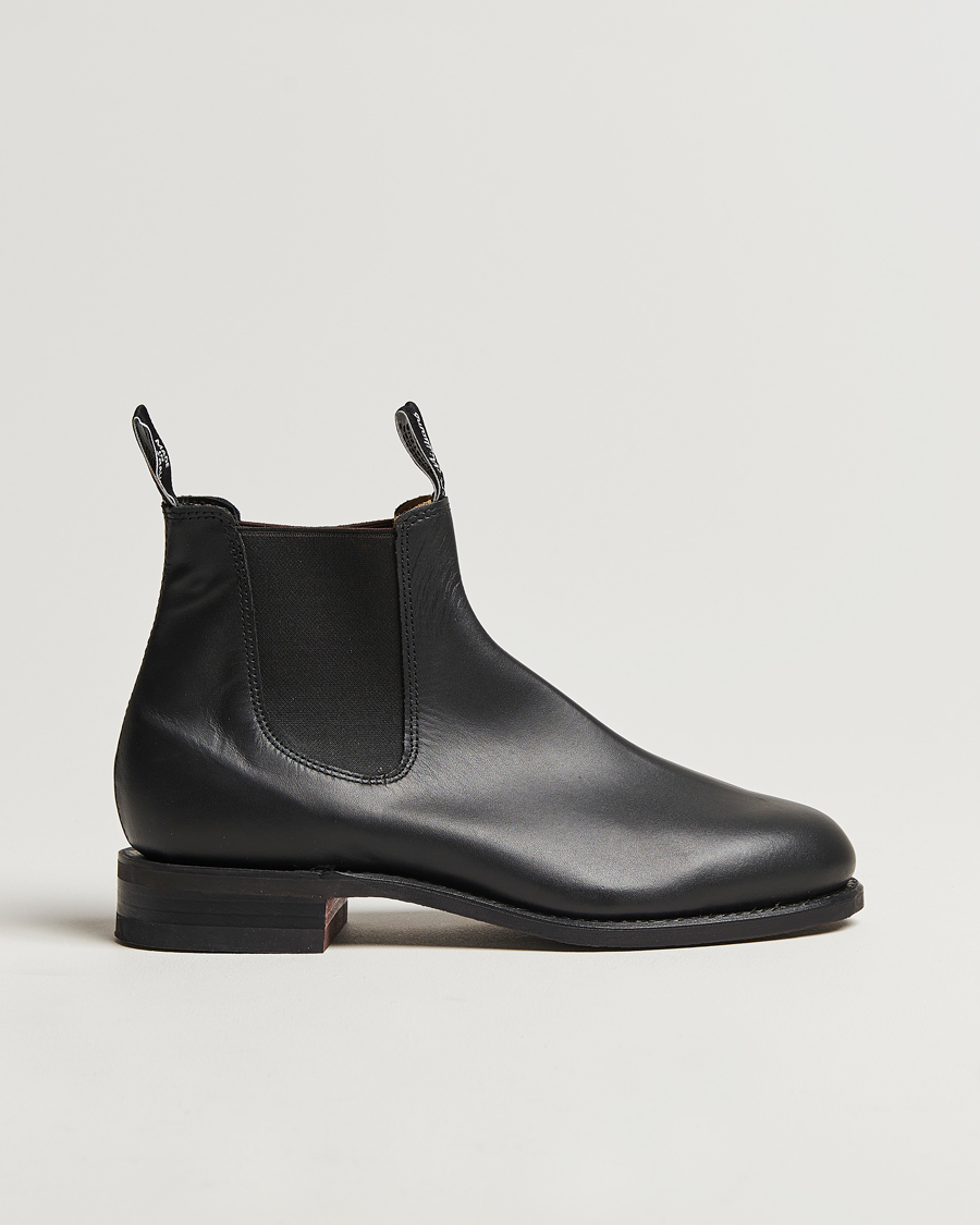 Hombres | R.M.Williams Comfort Turnout G Boot Yearling Black | R.M.Williams | Comfort Turnout G Boot Yearling Black