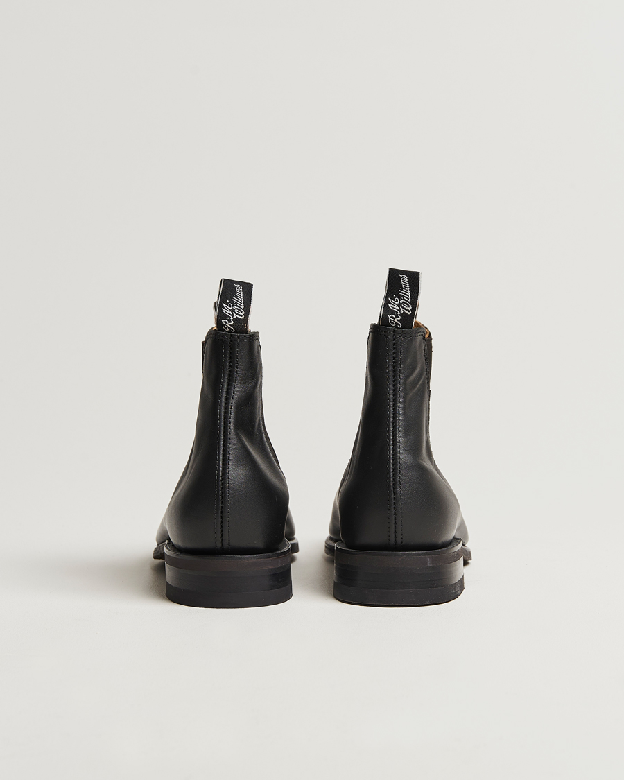 Hombres | R.M.Williams Comfort Turnout G Boot Yearling Black | R.M.Williams | Comfort Turnout G Boot Yearling Black