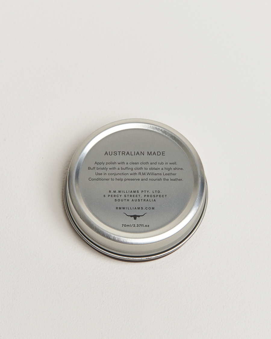 Hombres | Cuidado del calzado | R.M.Williams | Stockman's Boot Polish 70ml Chestnut