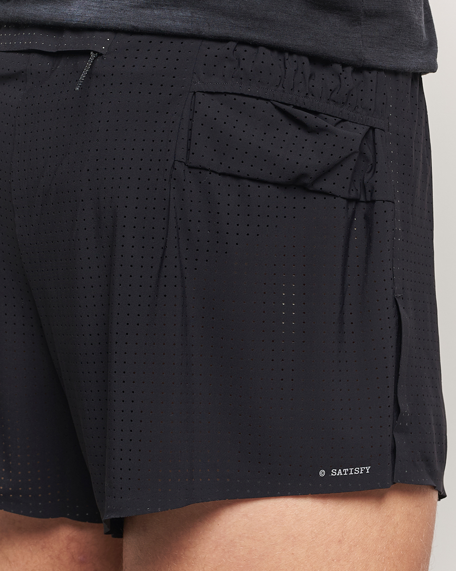 Hombres | Pantalones cortos | Satisfy | Space-O 2.5 Distance Shorts Black