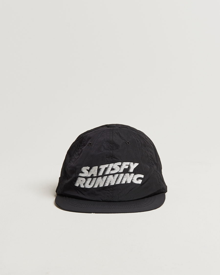 Hombres | Satisfy FliteSilk Running Cap Black | Satisfy | FliteSilk Running Cap Black