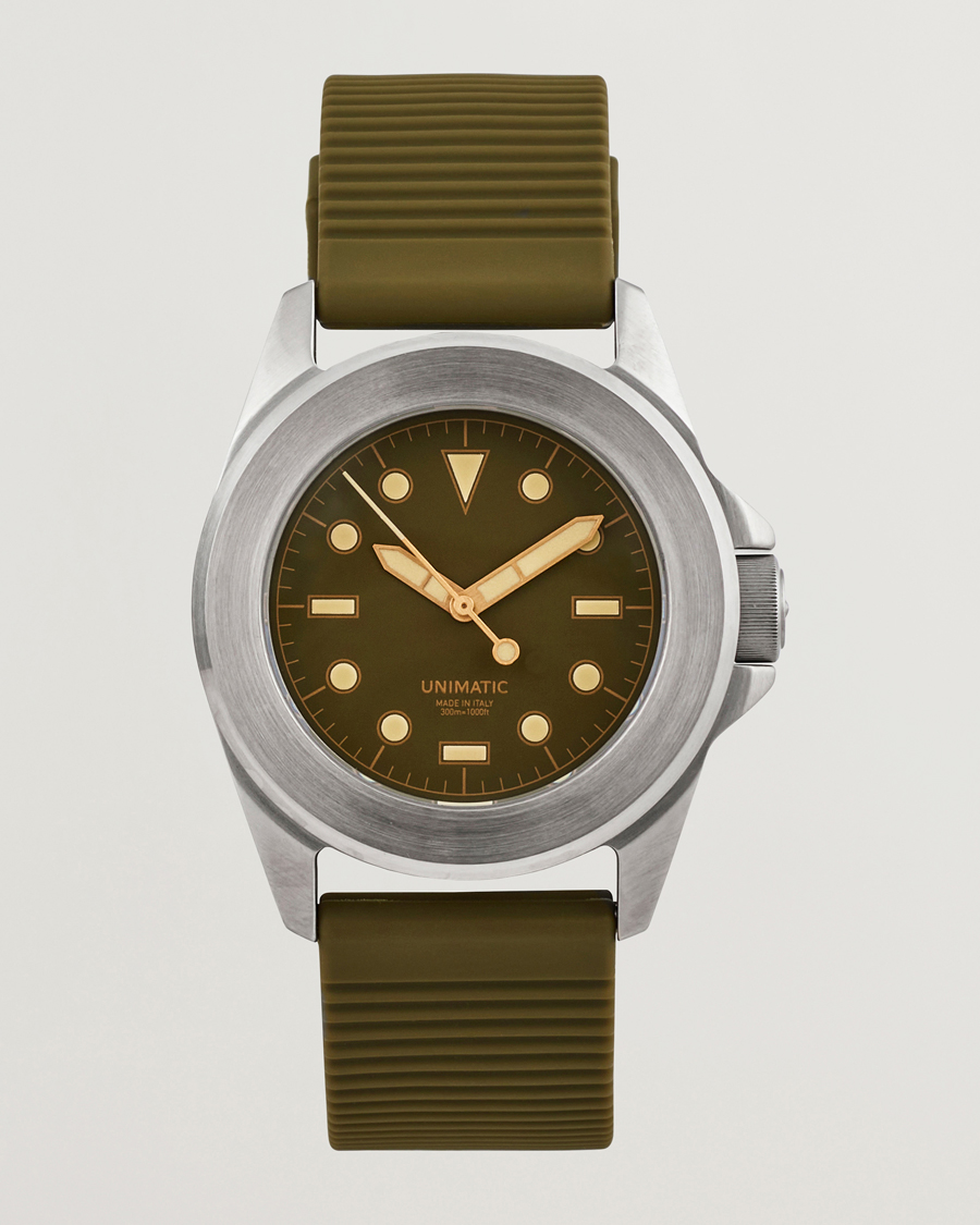Hombres | UNIMATIC Modello Quattro - Limited Watch Olive | UNIMATIC | Modello Quattro - Limited Watch Olive