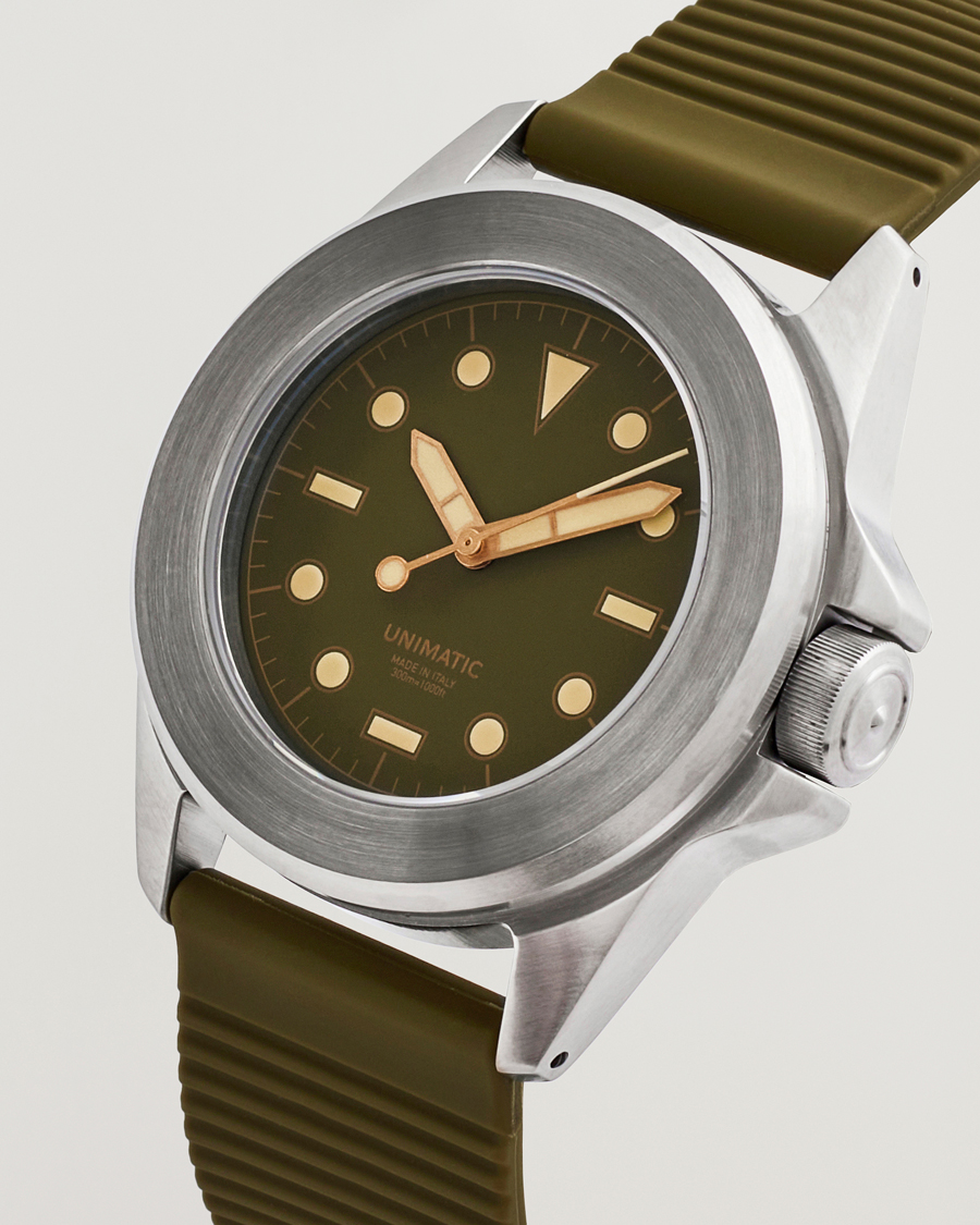 Hombres | UNIMATIC Modello Quattro - Limited Watch Olive | UNIMATIC | Modello Quattro - Limited Watch Olive