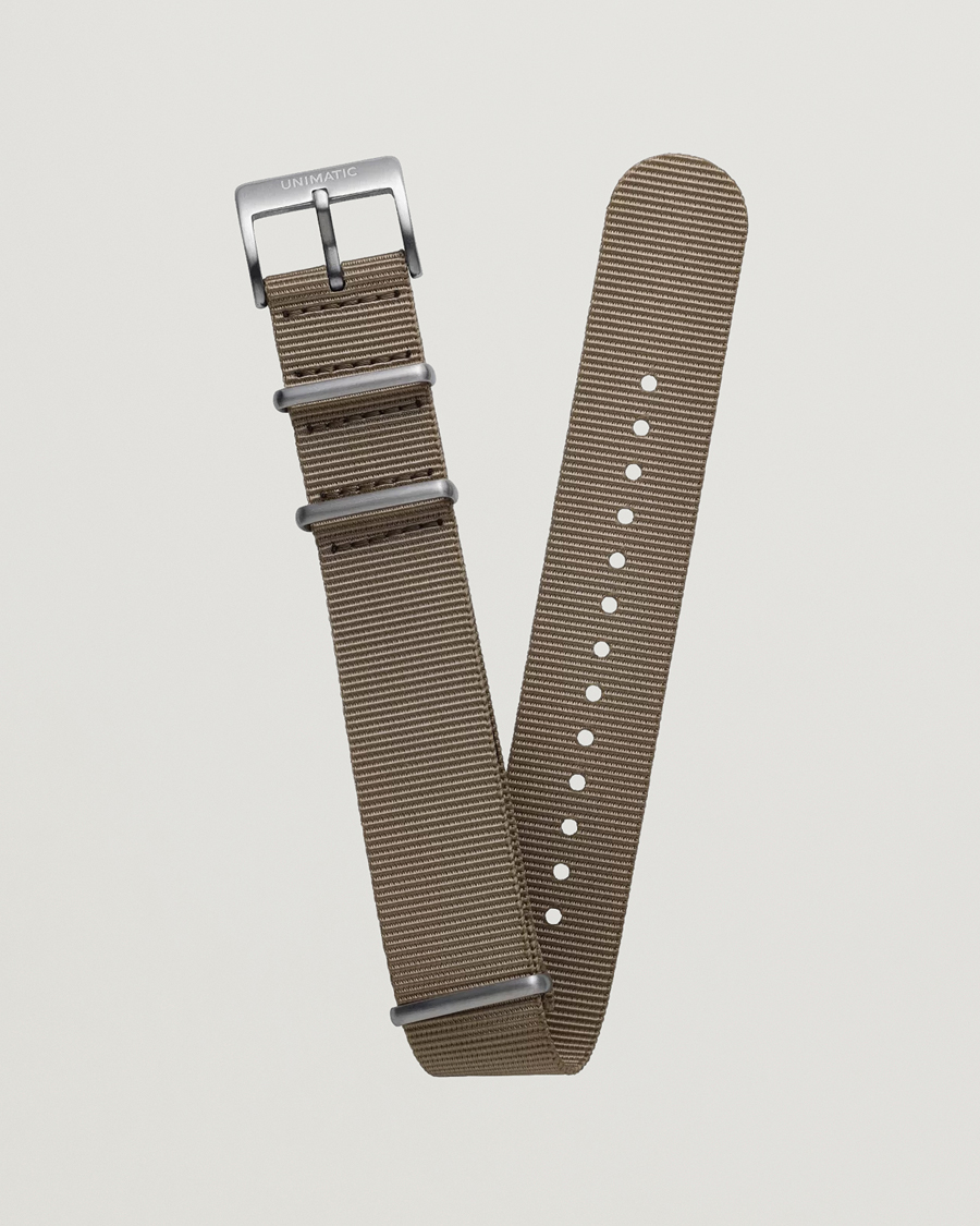 Hombres | Correas de reloj | UNIMATIC | Nylon Nato Steel 22m Strap Sand