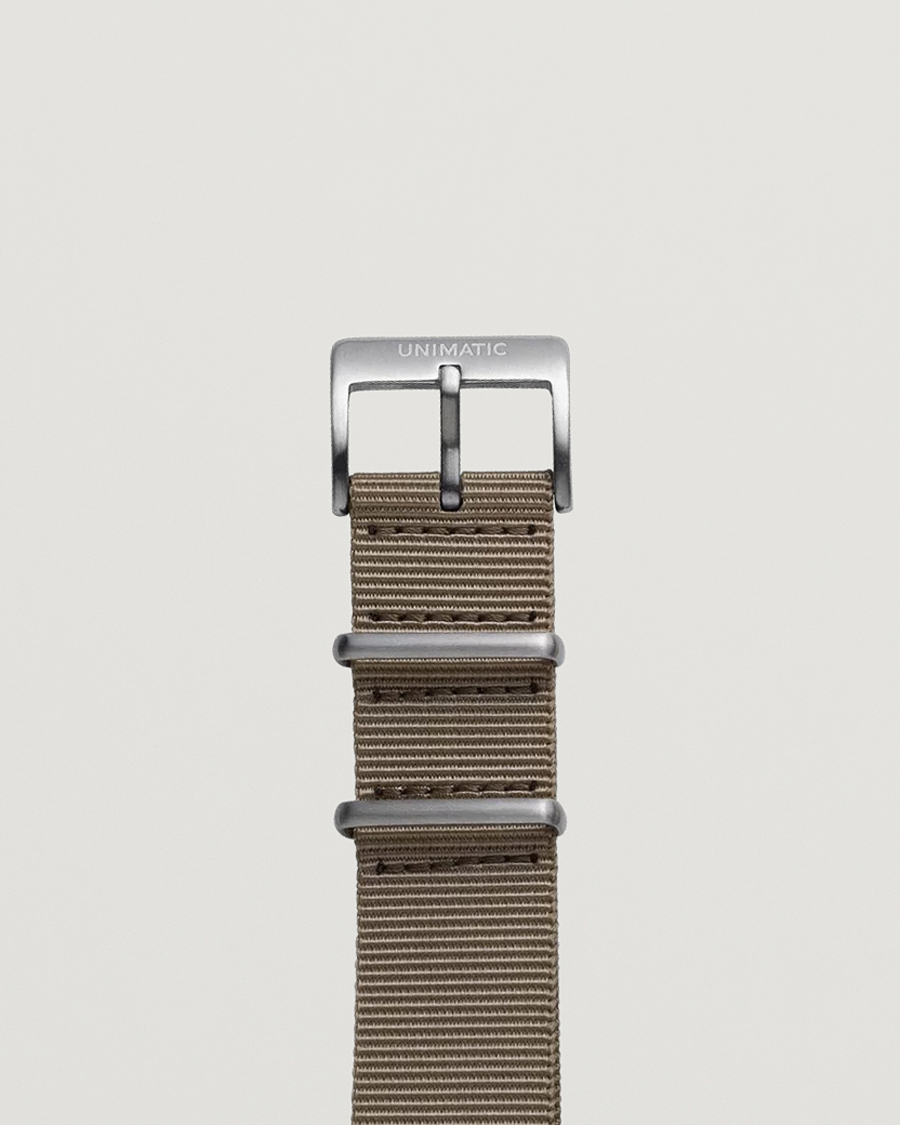Hombres | Correas de reloj | UNIMATIC | Nylon Nato Steel 22m Strap Sand
