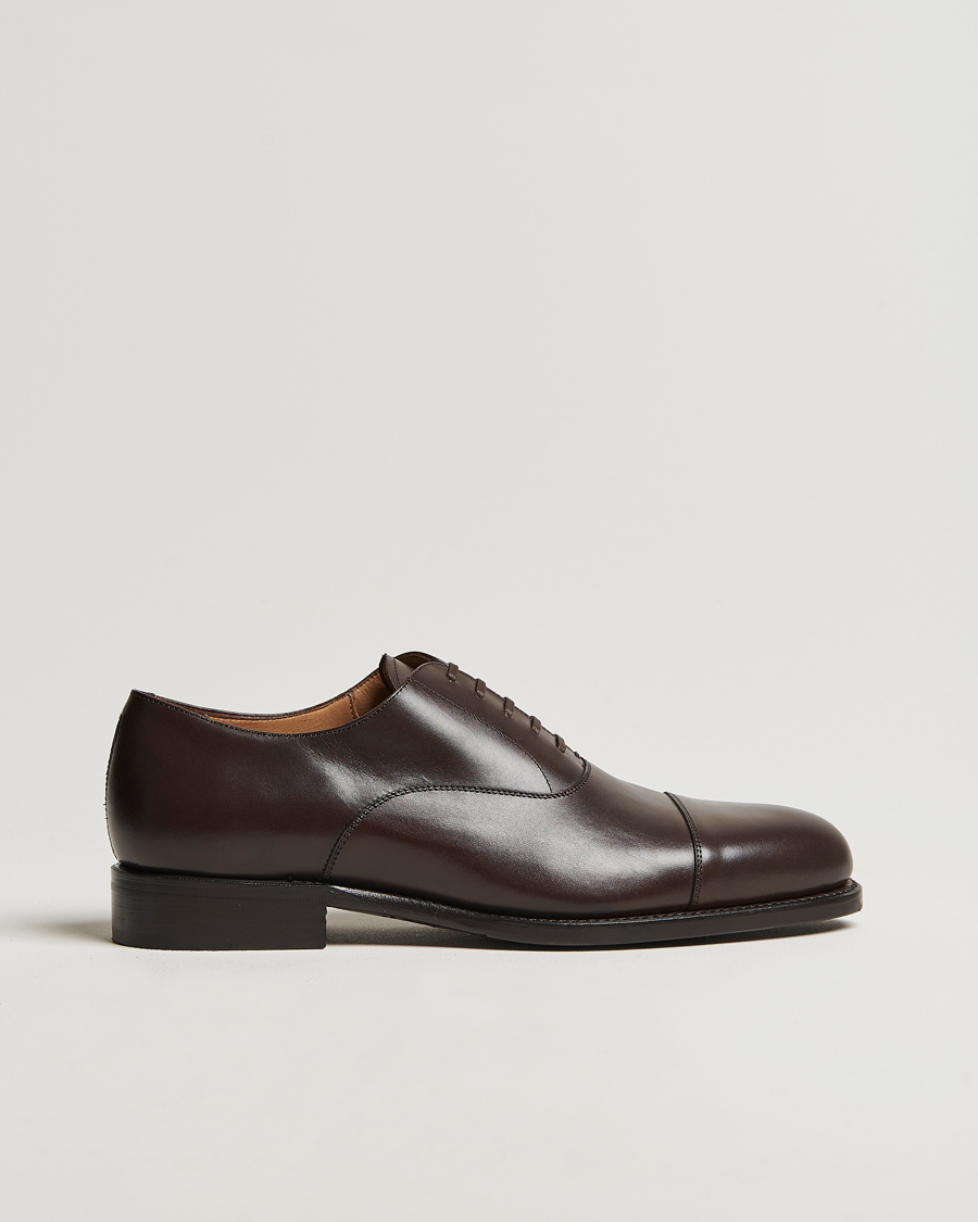 Hombres | Oscar Jacobson Oxford Shoes Dark Mud Brown | Oscar Jacobson | Oxford Shoes Dark Mud Brown