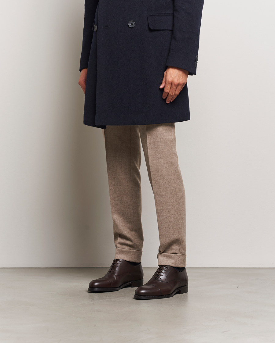 Hombres | Oscar Jacobson Oxford Shoes Dark Mud Brown | Oscar Jacobson | Oxford Shoes Dark Mud Brown