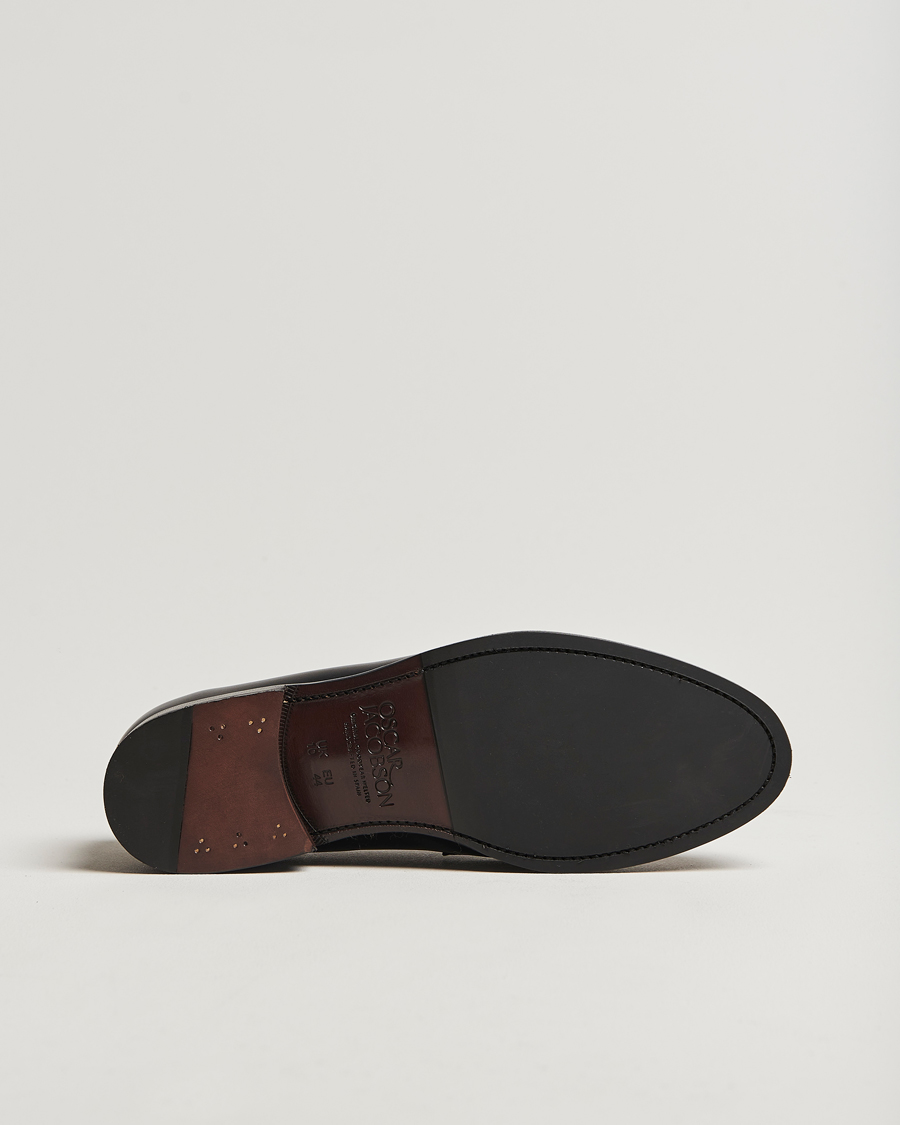 Hombres | Oscar Jacobson Penny Loafers Black | Oscar Jacobson | Penny Loafers Black