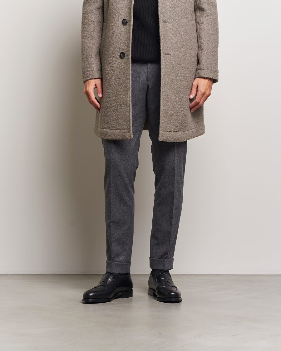 Hombres | Oscar Jacobson Penny Loafers Black | Oscar Jacobson | Penny Loafers Black