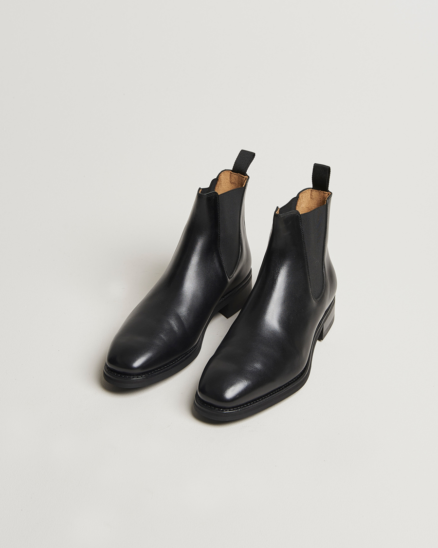 Hombres | Oscar Jacobson Chelsea Boots Black | Oscar Jacobson | Chelsea Boots Black