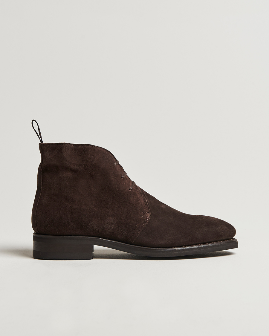 Hombres | Oscar Jacobson Chukka Boots Chocolate Brown | Oscar Jacobson | Chukka Boots Chocolate Brown