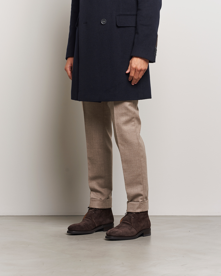Hombres | Oscar Jacobson Chukka Boots Chocolate Brown | Oscar Jacobson | Chukka Boots Chocolate Brown