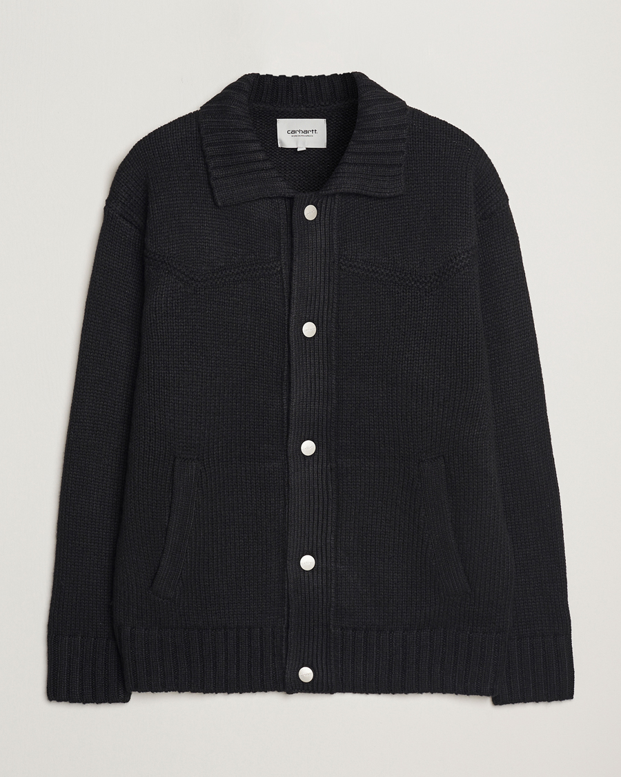 Hombres | Jerséis y prendas de punto | Carhartt WIP | Santa Fe Cardigan Black