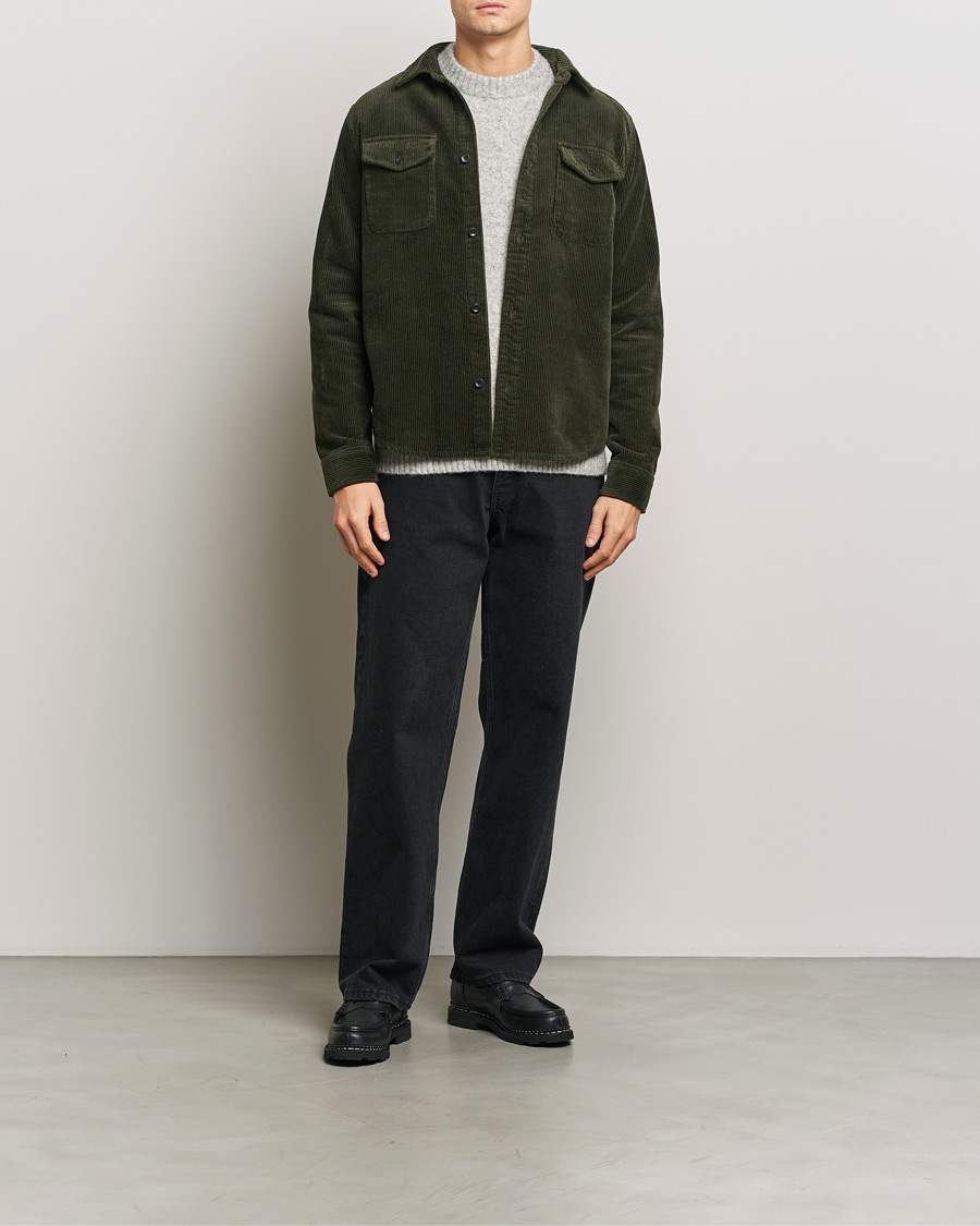 Hombres | Camisas | LES DEUX | Kody Heavy Corduroy Overshirt Rosin