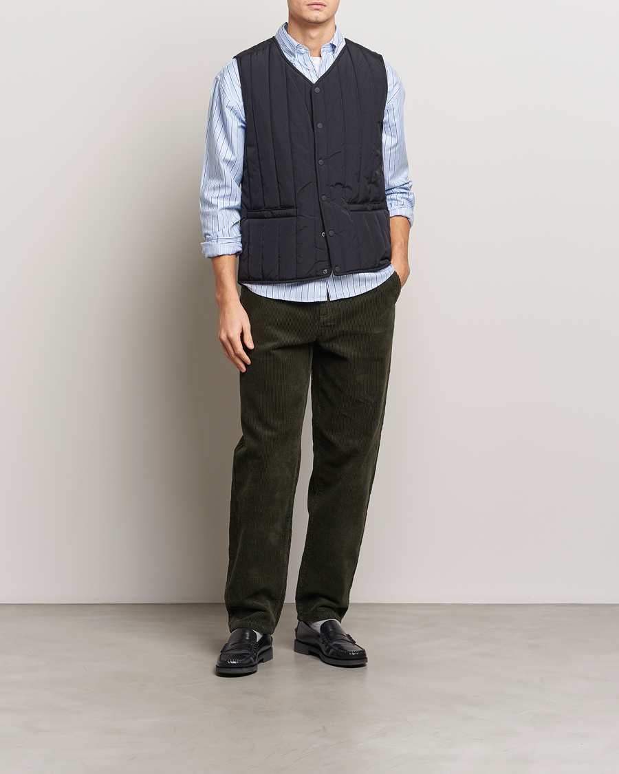 Hombres | Abrigos y chaquetas | LES DEUX | Martin Nylon Paded Vest Black