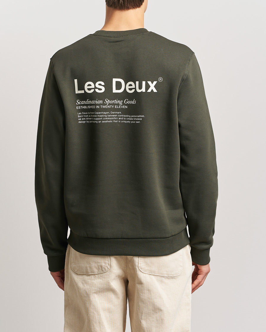 Hombres | Jerséis y prendas de punto | LES DEUX | Brody Printed Sweatshirt 2.0 Rosin