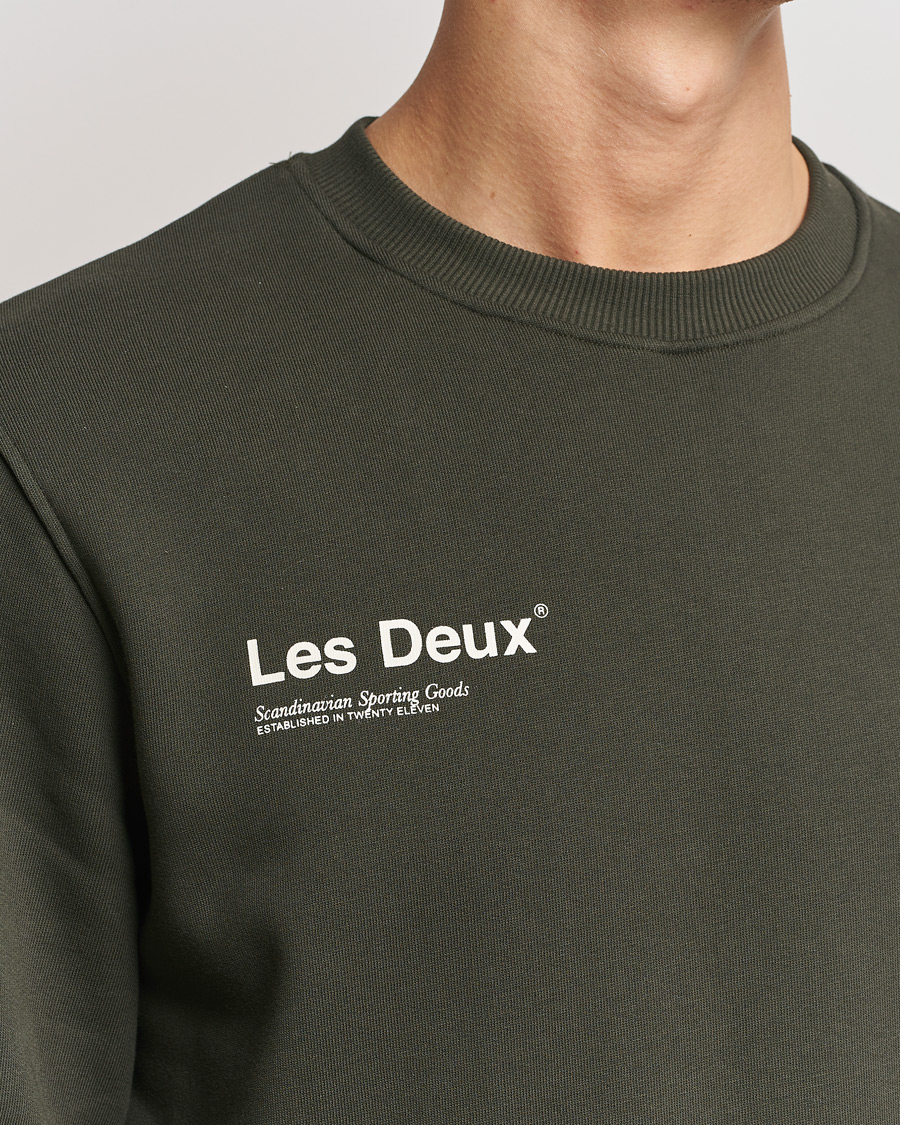 Hombres | Jerséis y prendas de punto | LES DEUX | Brody Printed Sweatshirt 2.0 Rosin
